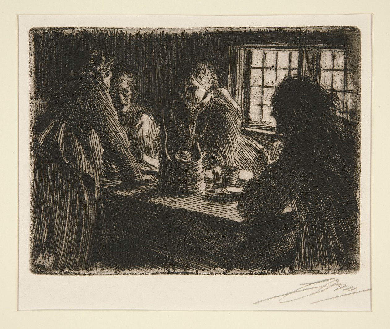 Brudepigen af Anders Leonard Zorn