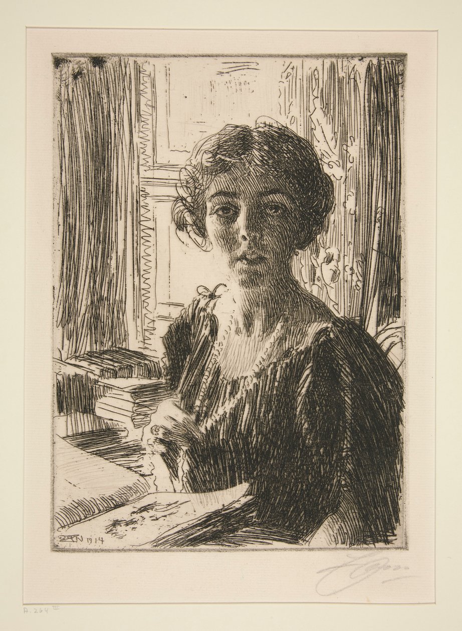 Kronprinsesse Margaret af Sverige af Anders Leonard Zorn