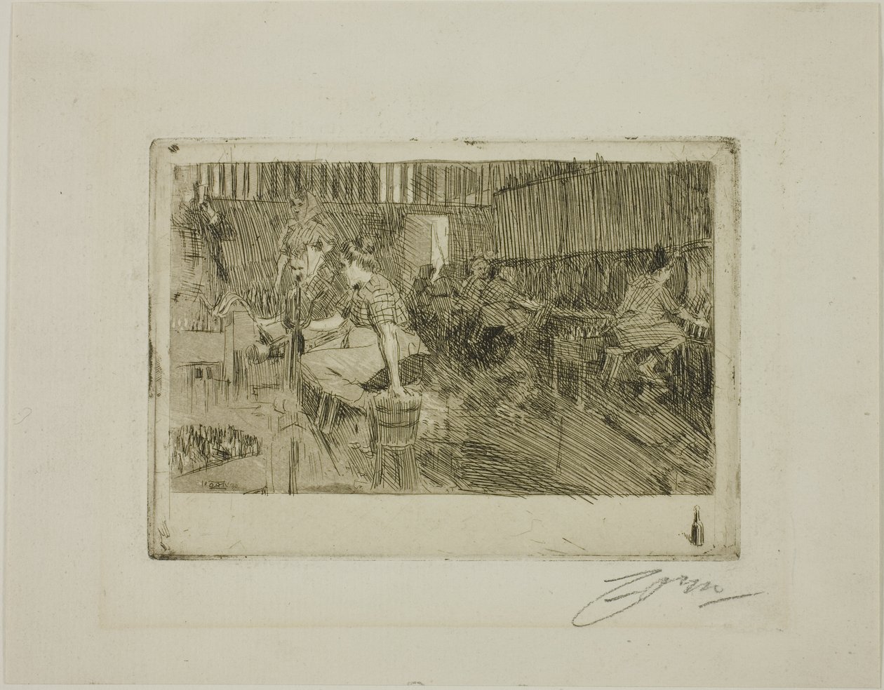 Det lille Bryggeri af Anders Leonard Zorn