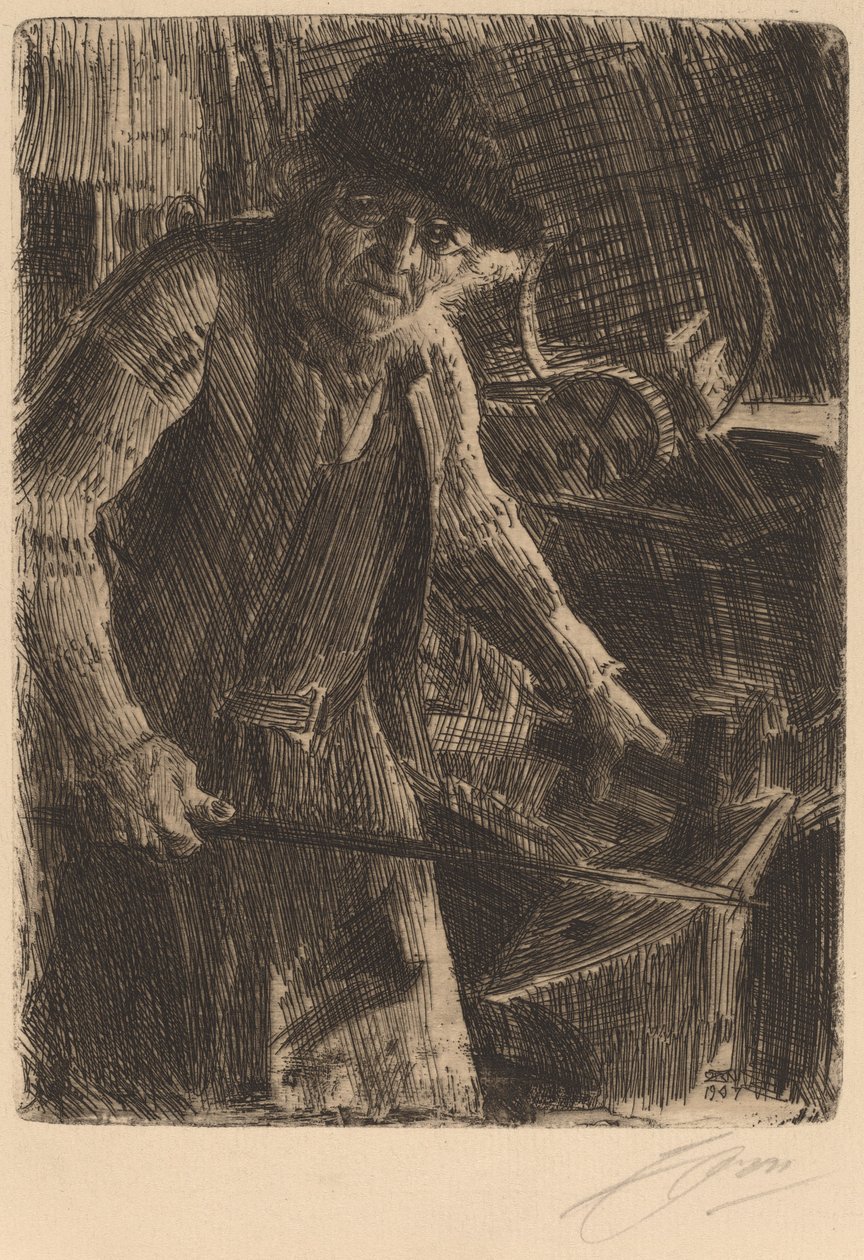 Mester-Smeden af Anders Leonard Zorn