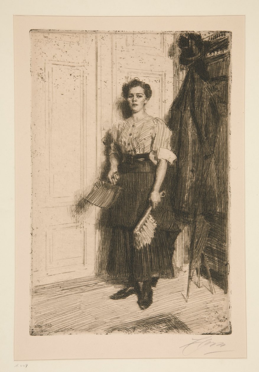 Den nye stuepige af Anders Leonard Zorn