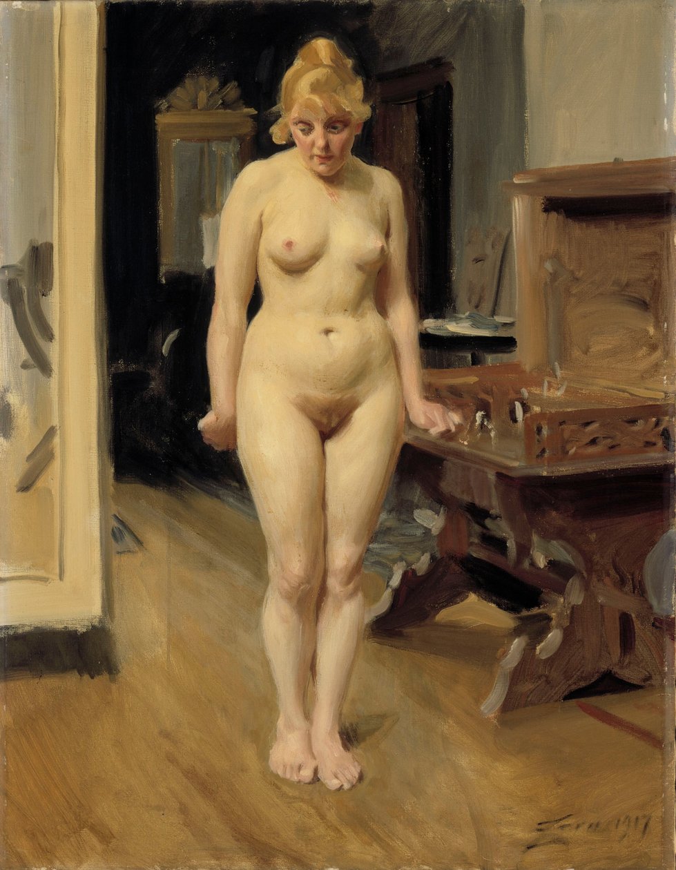 Den generte model af Anders Zorn