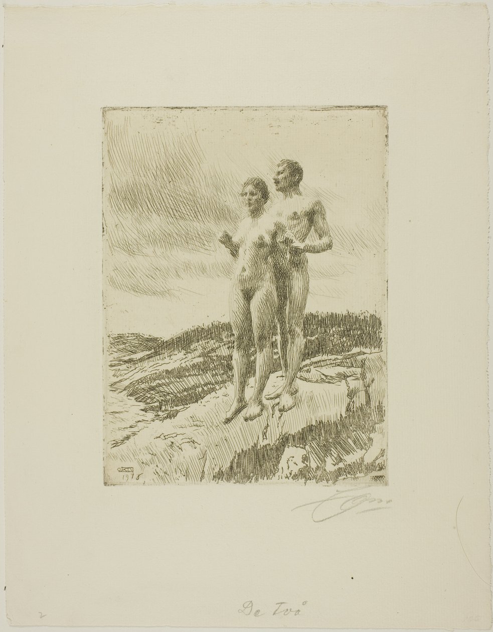 De to af Anders Leonard Zorn