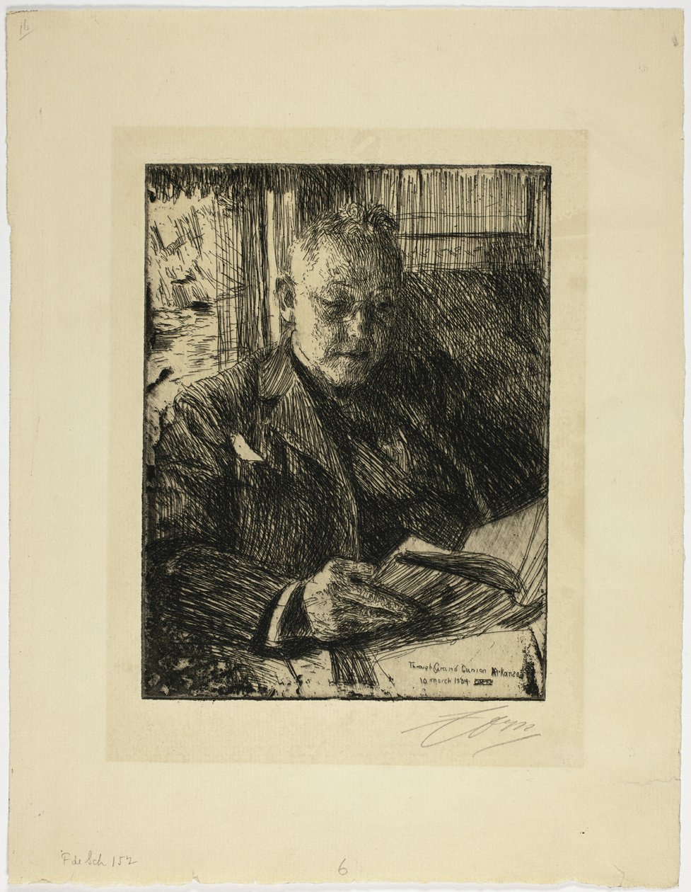 Rejsekammerat (Mr. Ch. Deering) af Anders Leonard Zorn
