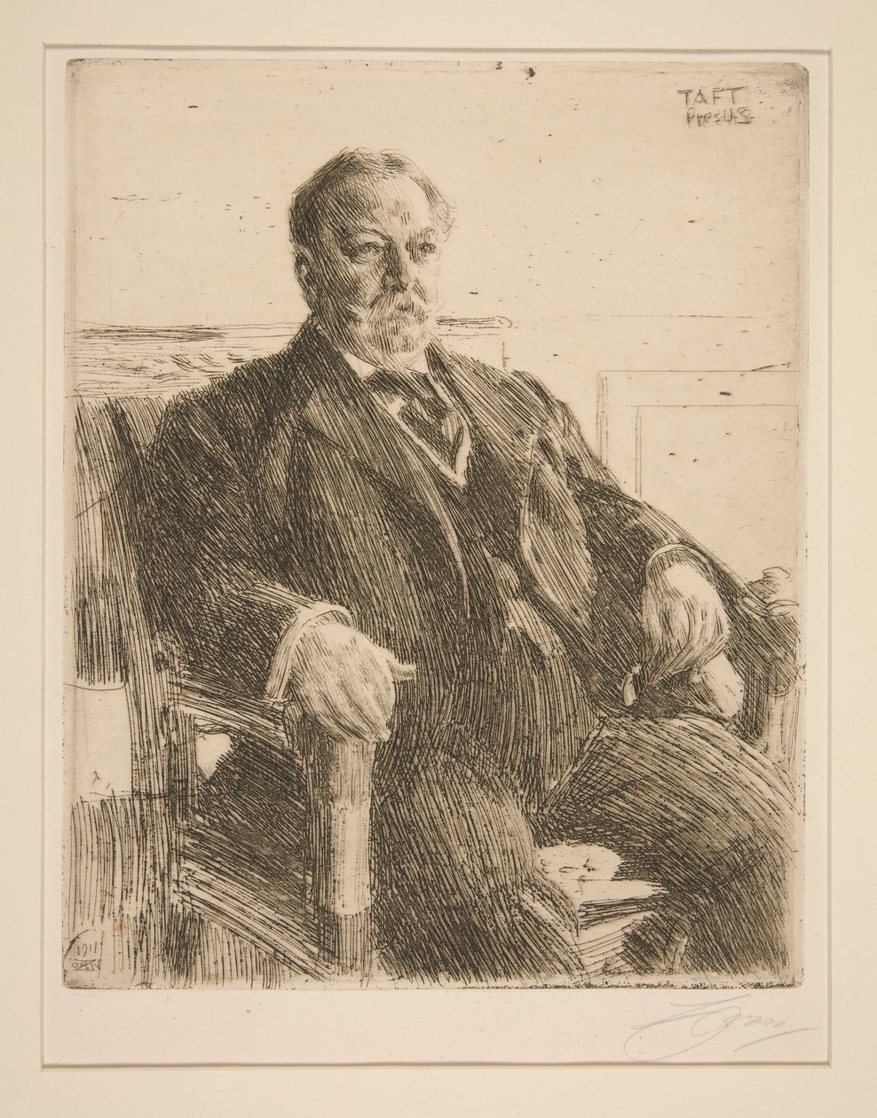 William Howard Taft af Anders Leonard Zorn