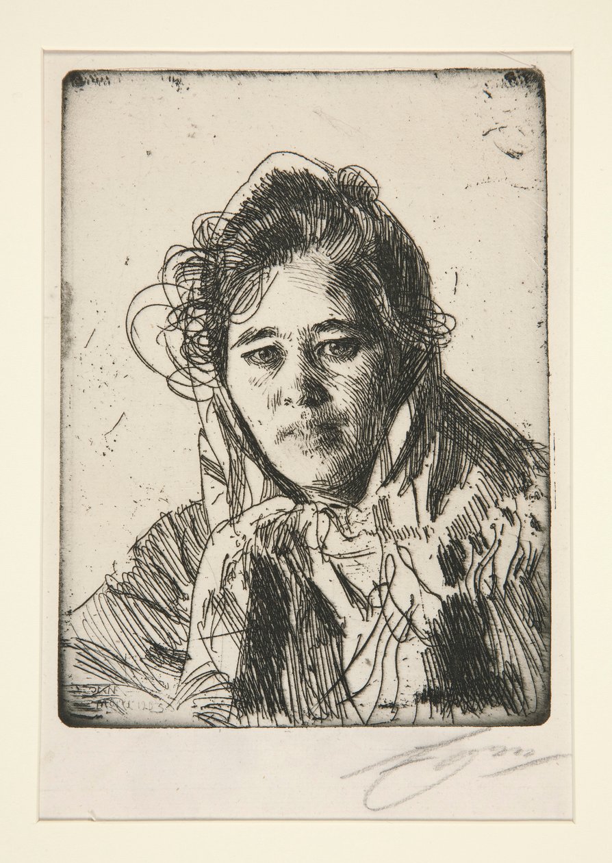 Ung pige fra Mora (Krakberg af Anders Leonard Zorn