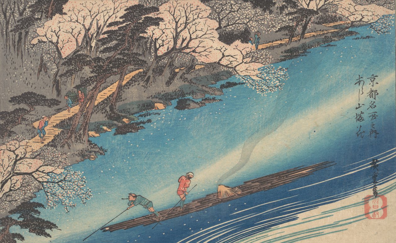 Arashiyama mand? af Ando Hiroshige
