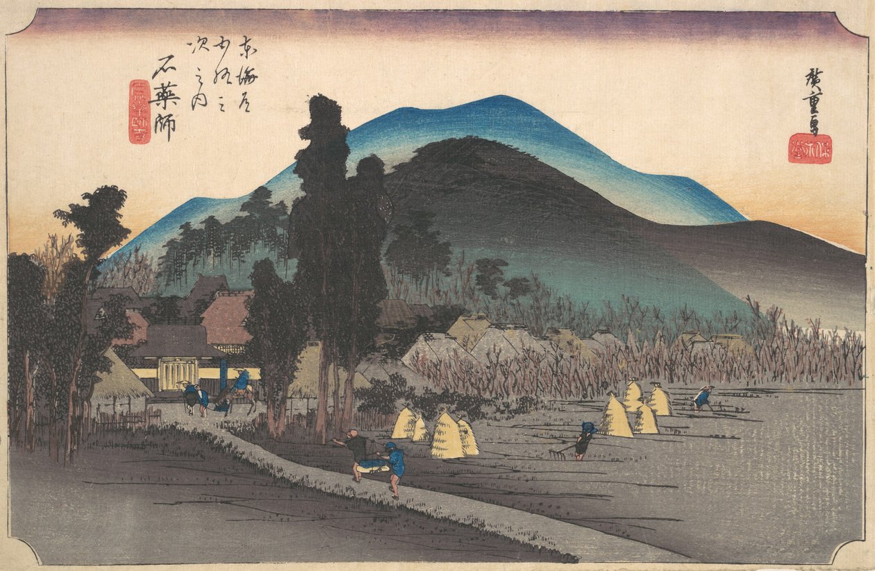 Ishiyakushi, Ishiyakushi-tid, ikke? 1834. , myg. 1834. af Ando Hiroshige