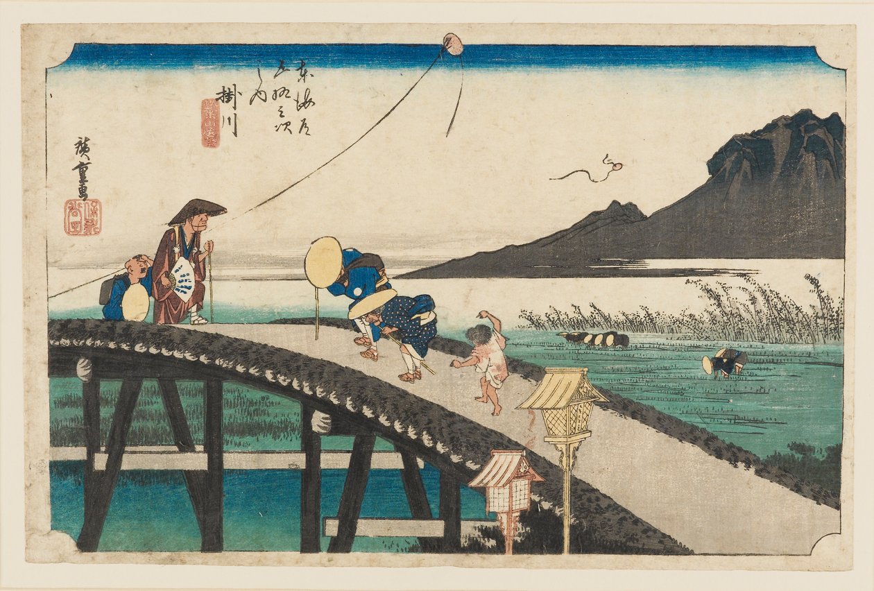 Oh DBock p Hayashi - Kakegawa Akihayama Embo, 1797-1858 af Ando Hiroshige