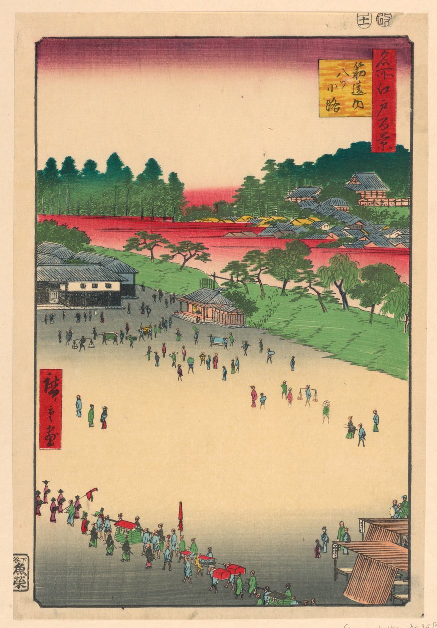 Yatsu historie Jun c jordtemperatur ved t muskel - forskel (muskel - forskel - inde, Yatsukoji) af Ando Hiroshige