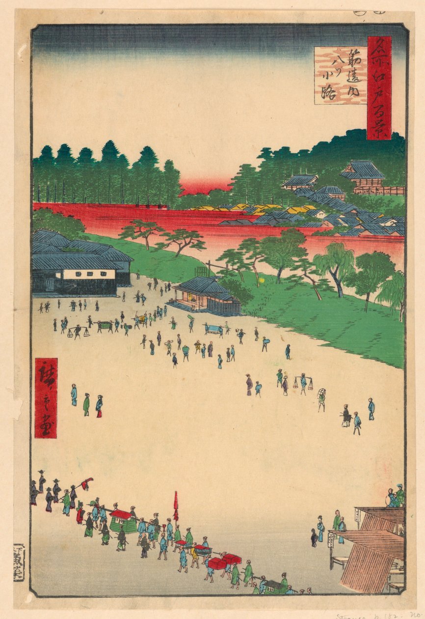 Yatsu historie Jun c jordtemperatur ved t muskel - forskel (muskel - forskel - inde, Yatsukoji) af Ando Hiroshige