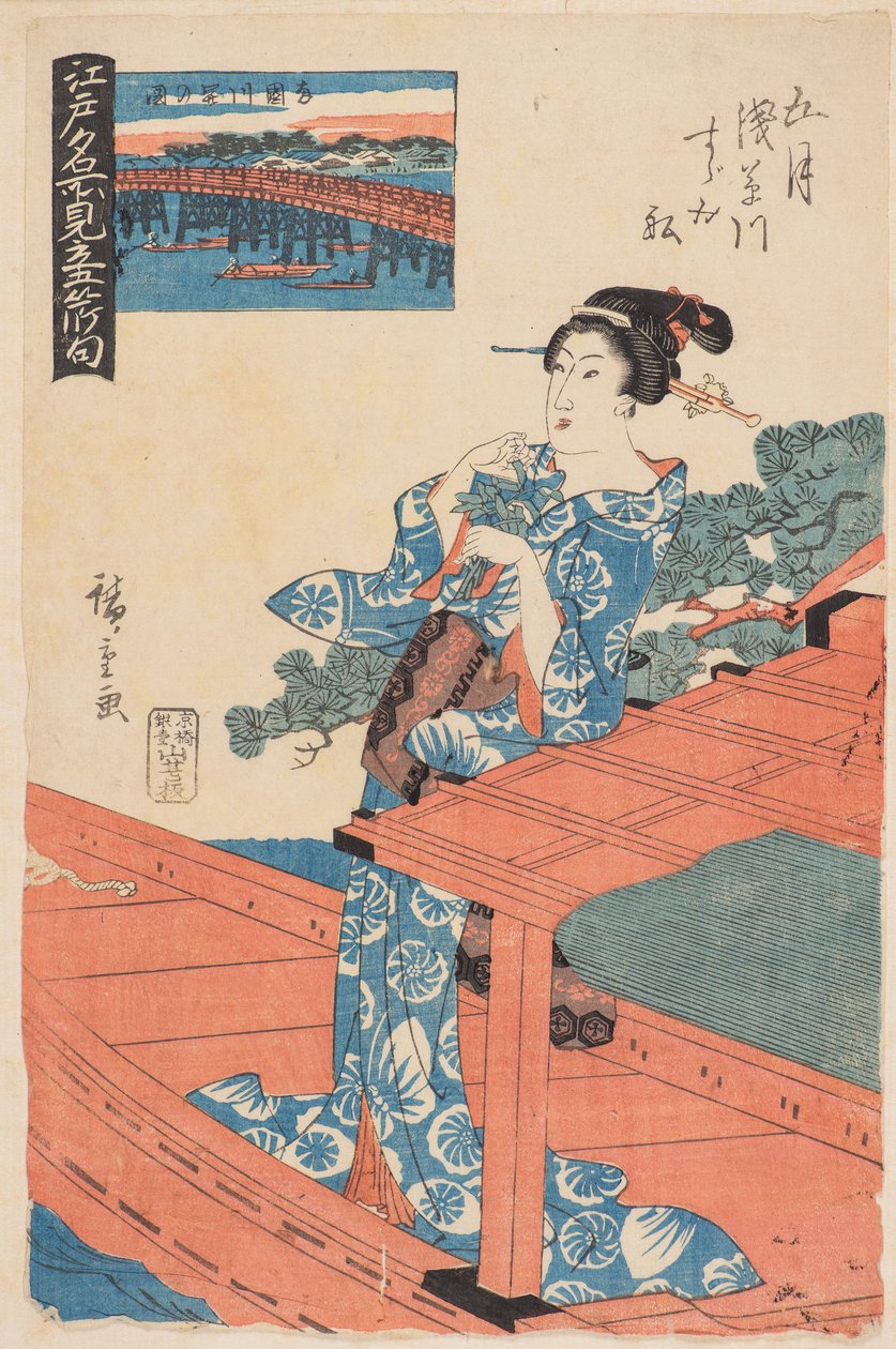 Femte måned (maj) af Ando or Utagawa Hiroshige