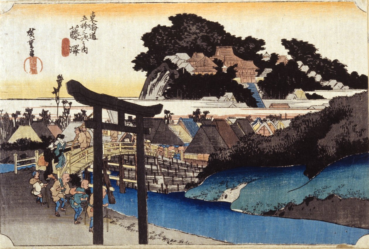 Fujisawa af Ando or Utagawa Hiroshige