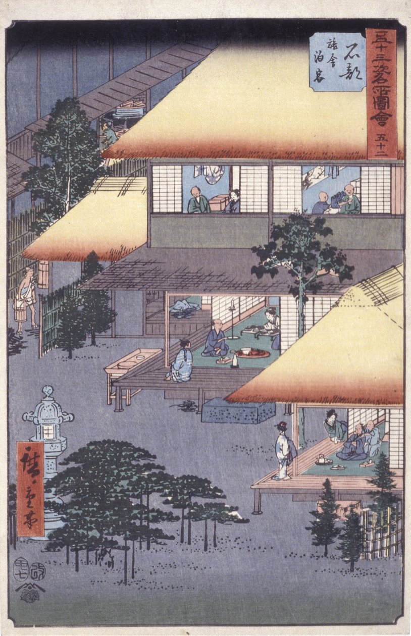 Ishiba af Ando or Utagawa Hiroshige