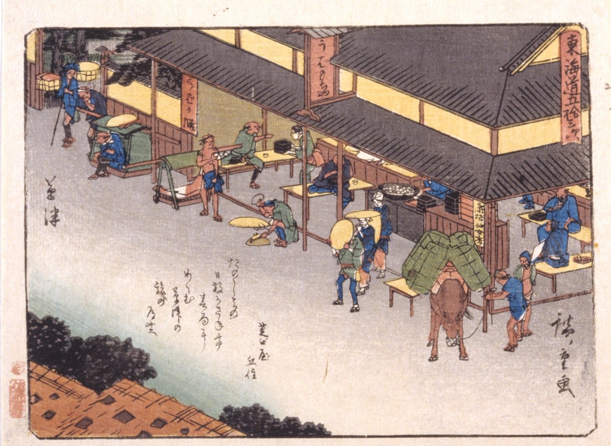 spøgelsesdrab af Ando or Utagawa Hiroshige