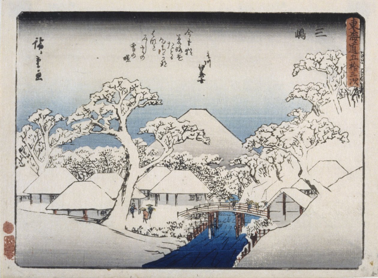 Mishima af Ando or Utagawa Hiroshige