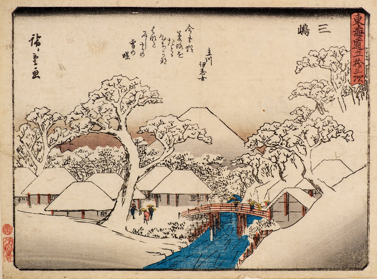 Mishima af Ando or Utagawa Hiroshige