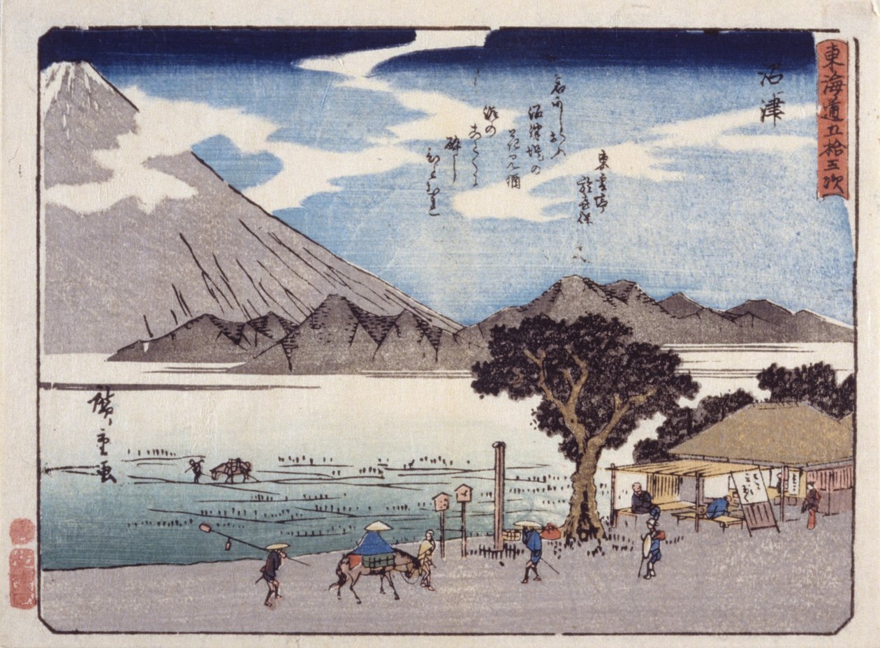 Numazu af Ando or Utagawa Hiroshige