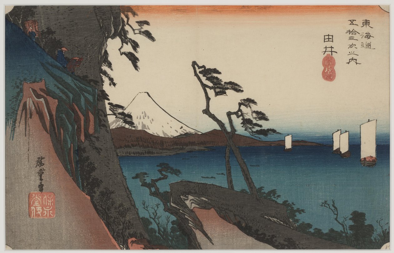 strømpas af Ando or Utagawa Hiroshige