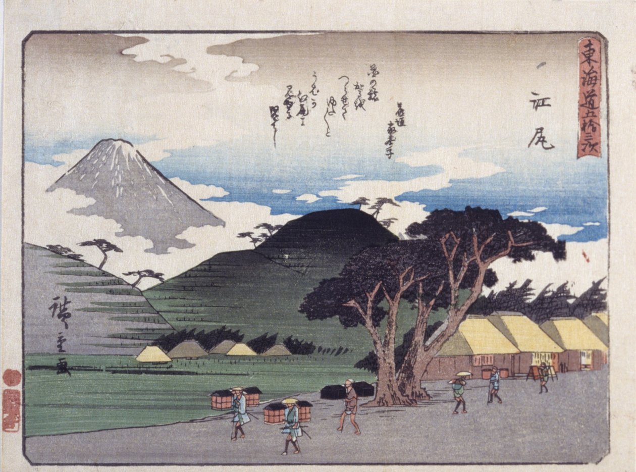 Af stof af Ando or Utagawa Hiroshige