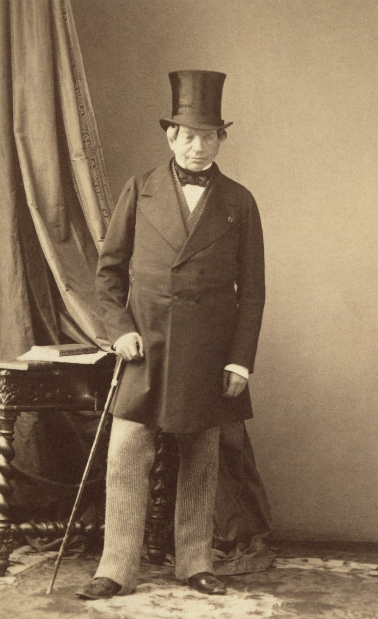 Baron James Rothschild (1792-1868) af Andre Adolphe Eugene Disderi