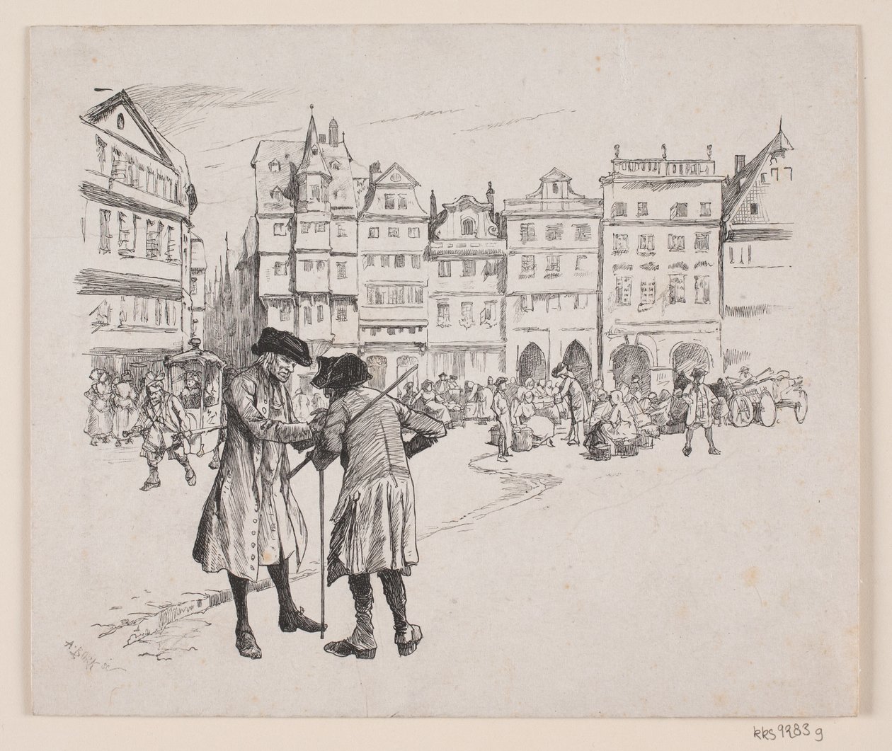 Illustration af "Jean de France" af André Bork