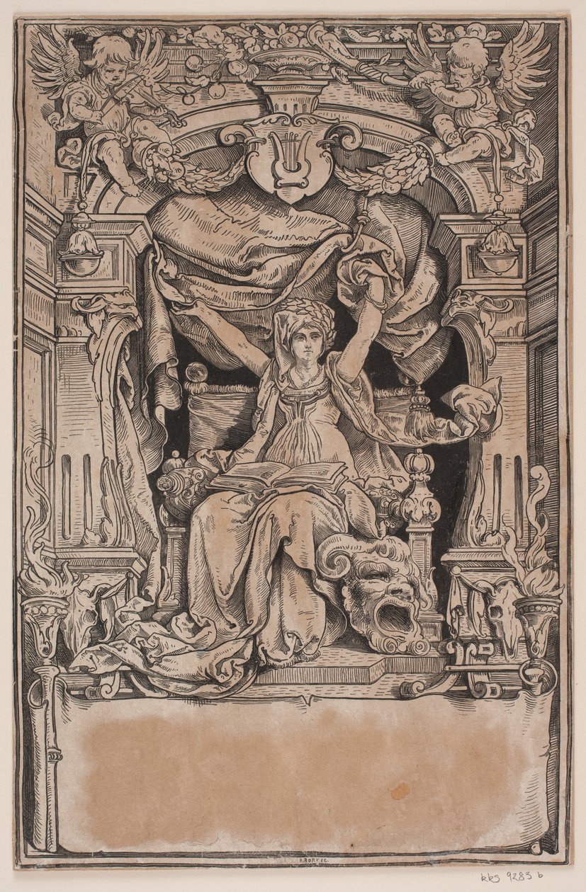 Titelblad og Vignet til en Udgave af "Faust", München 1884 af André Bork