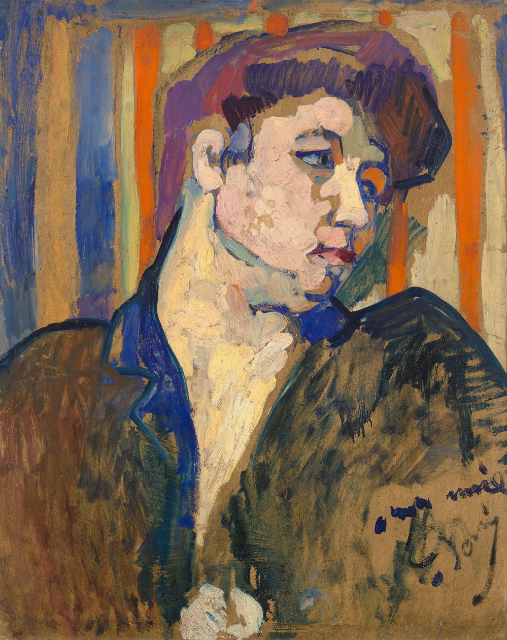 Buste af en kvinde af Andre Derain