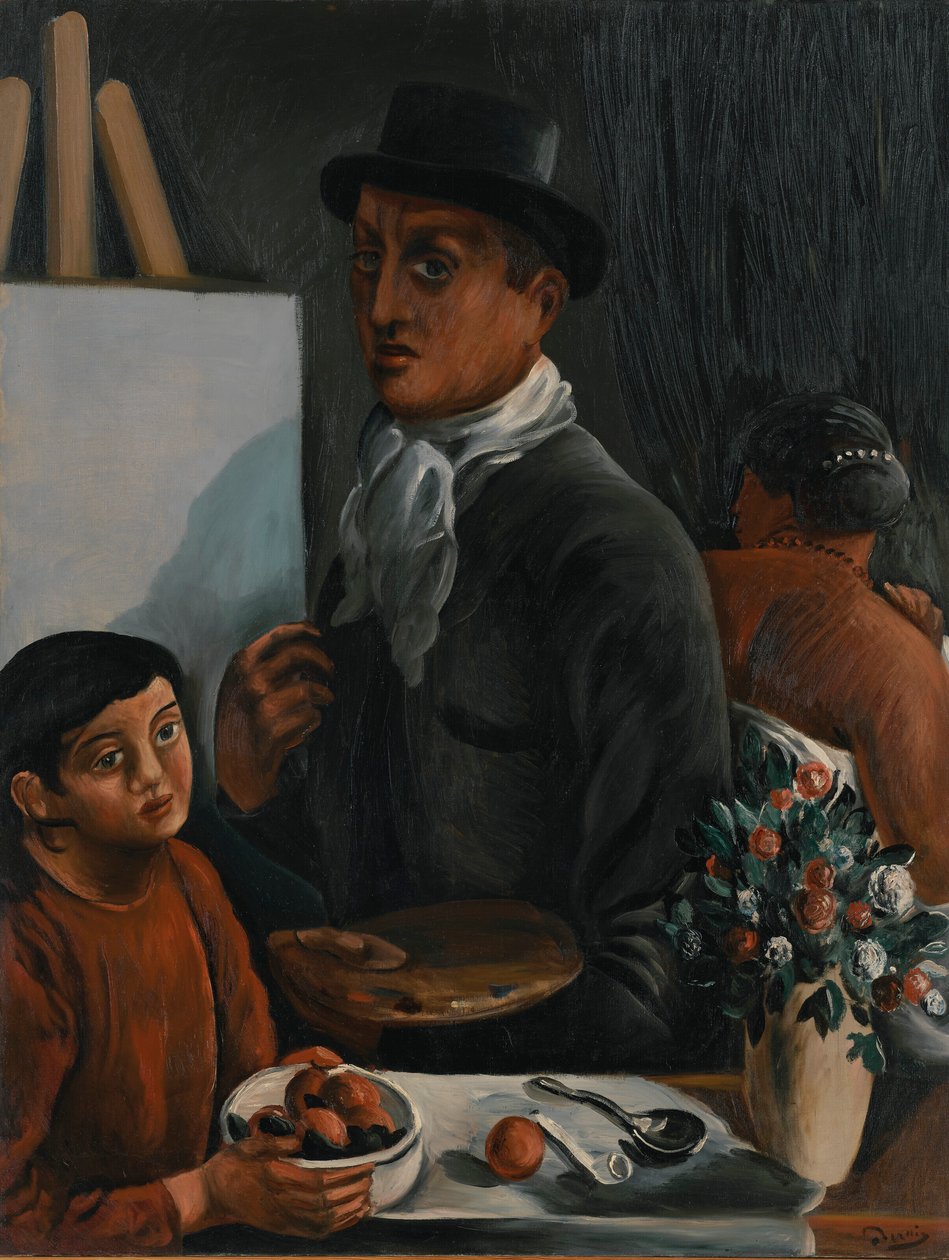 Kunstneren i sit atelier af Andre Derain