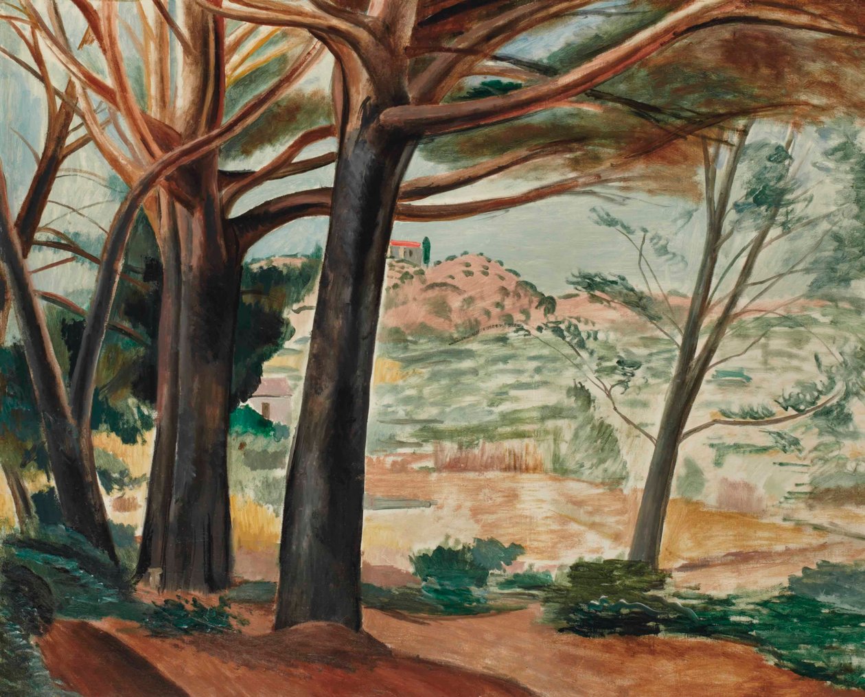 Skoven i Martigues af Andre Derain