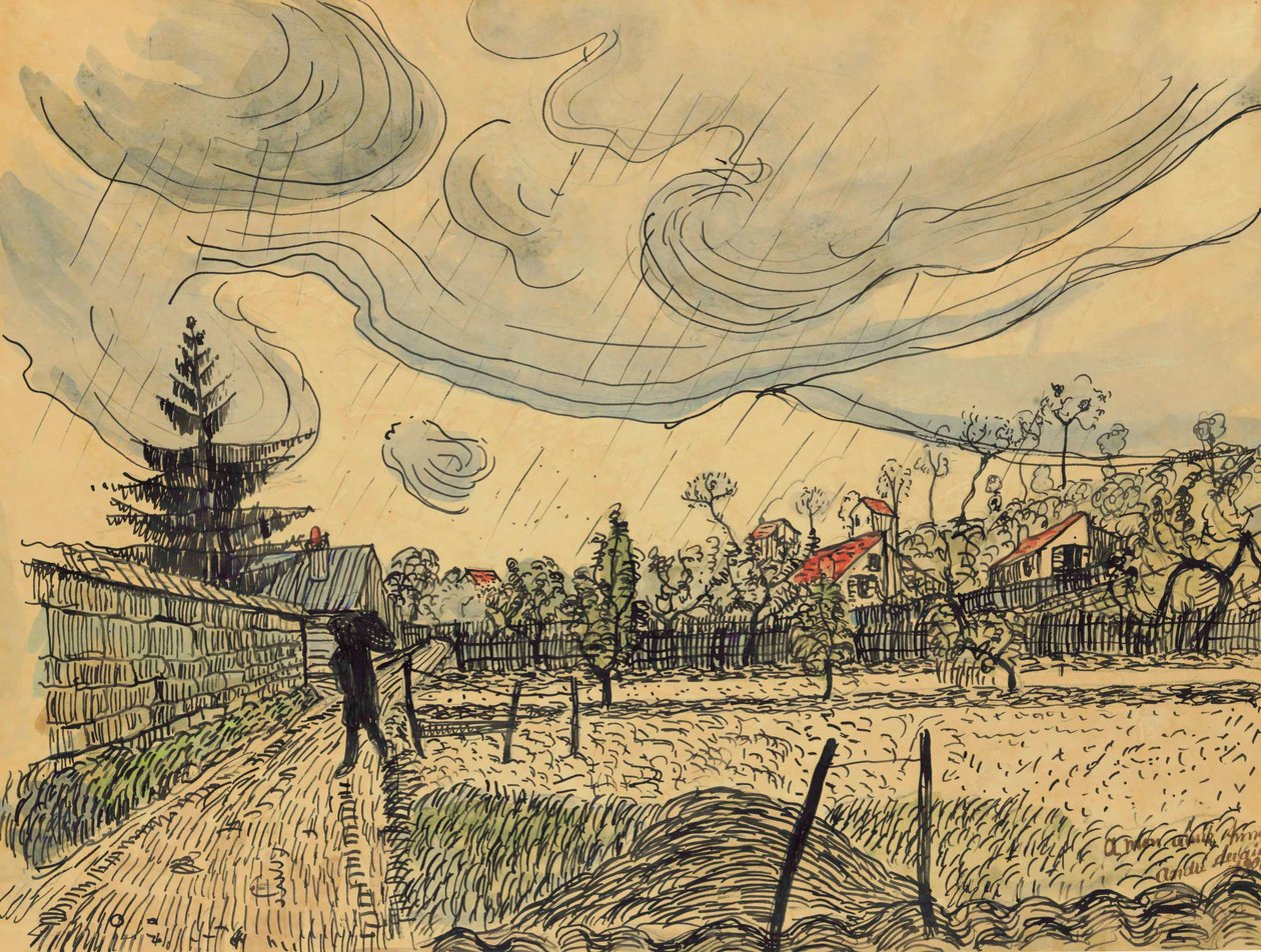 Landskab af Andre Derain