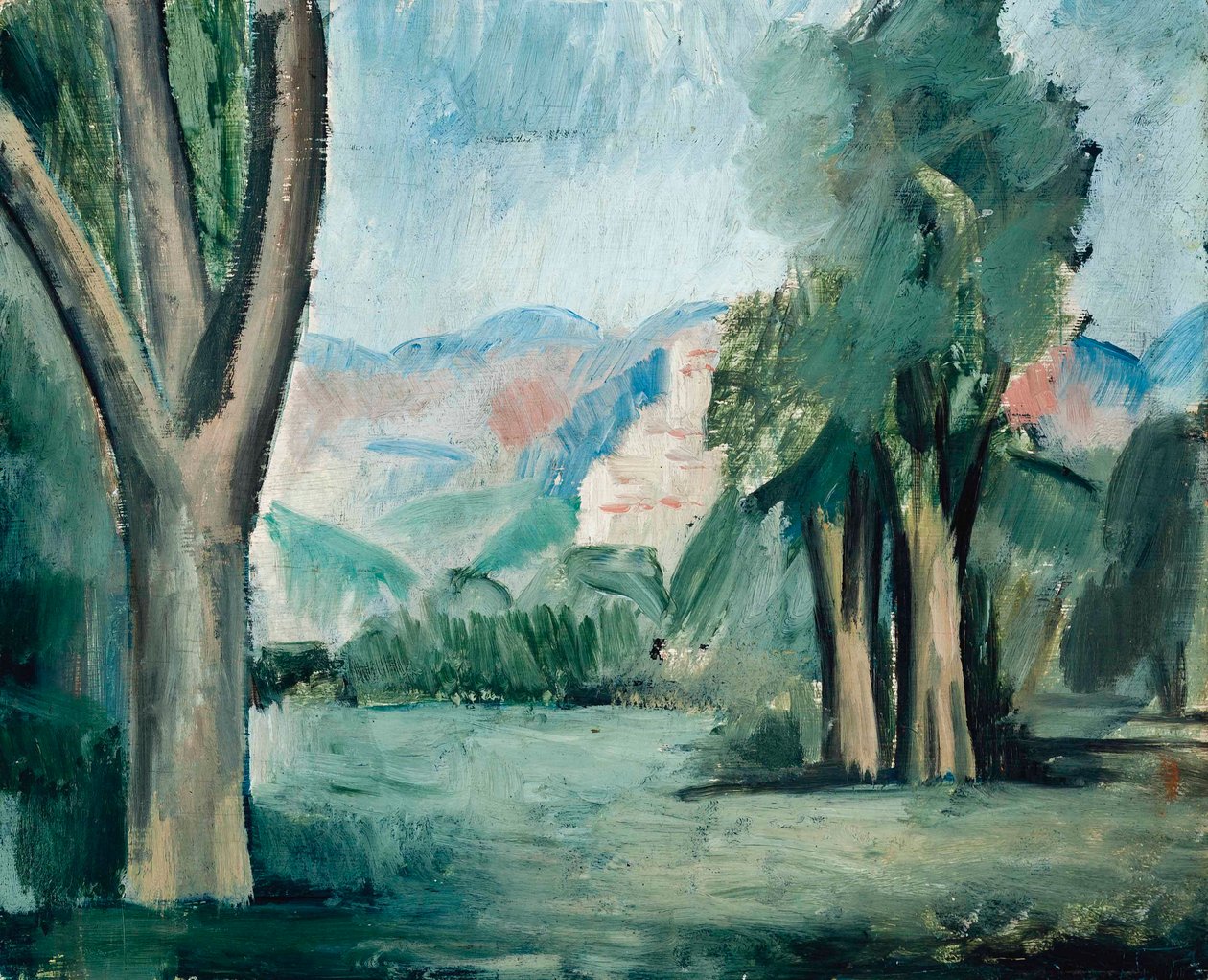 Provences landskab af Andre Derain