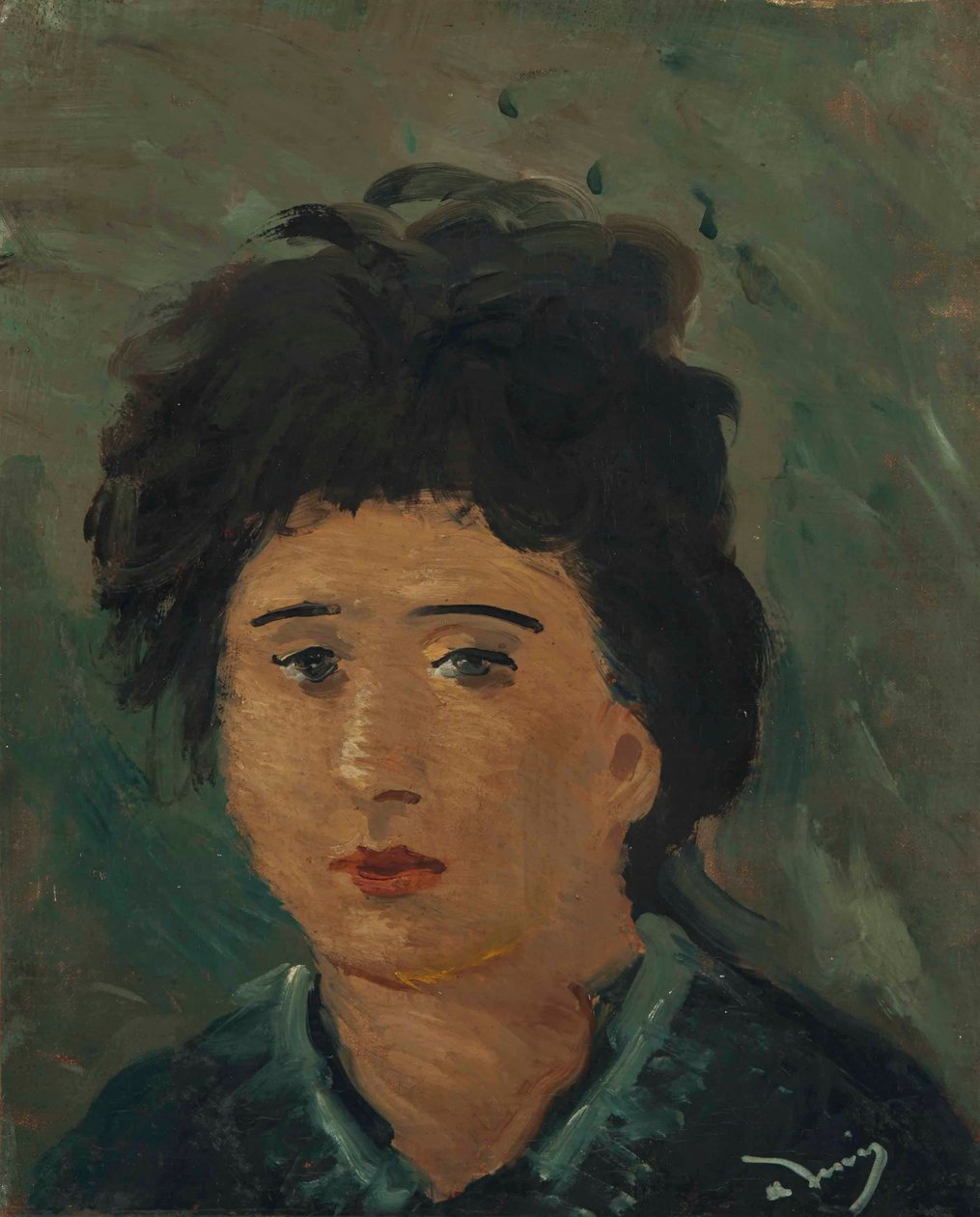 Portræt af en kvinde af Andre Derain