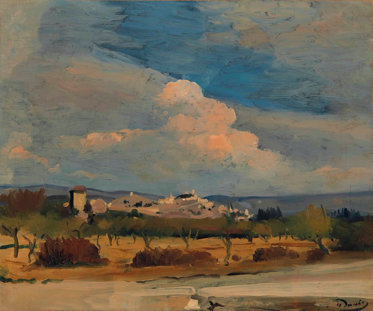 Udsigt over Eygalières af Andre Derain