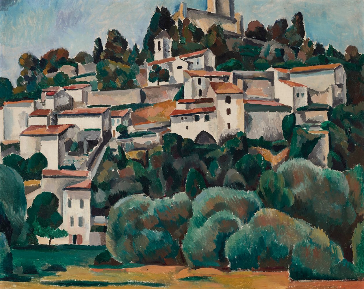 Udsigt over Cagnes af Andre Derain