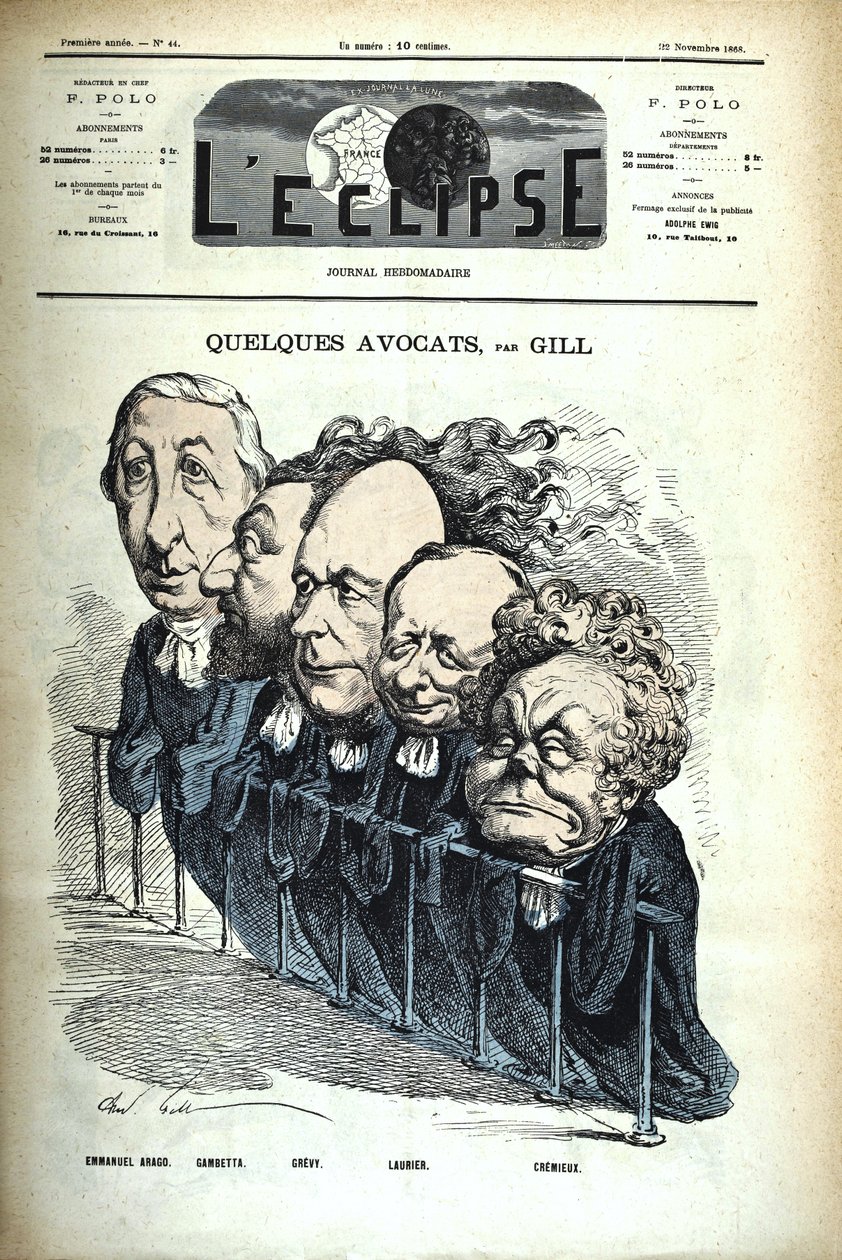 André Gill - Et par advokater - L