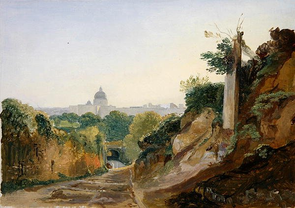 Udsigt over Rom fra Arco Oscuro af André Giroux