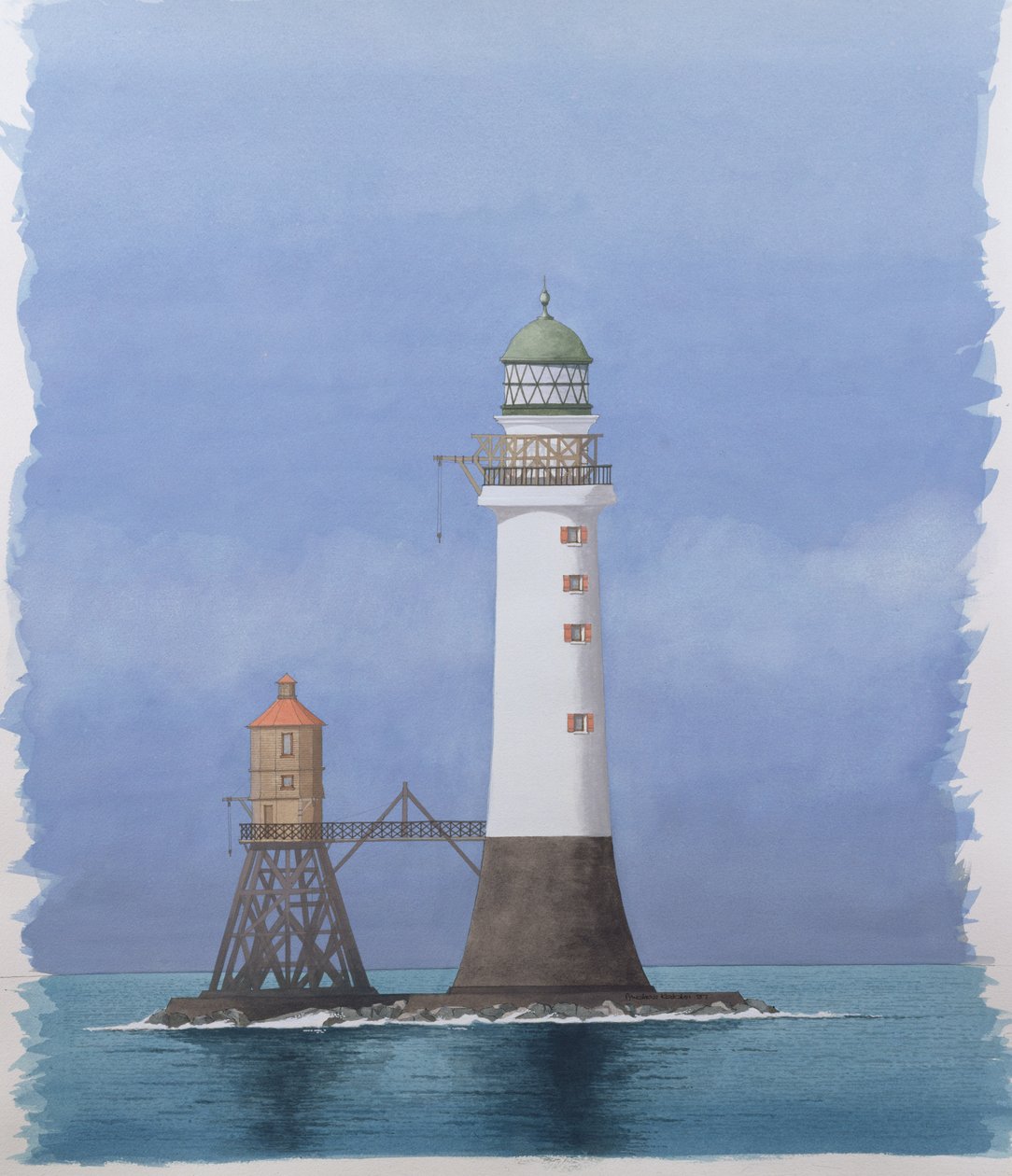Bell Rock Light, Arbroath, Skotland af Andras Kaldor