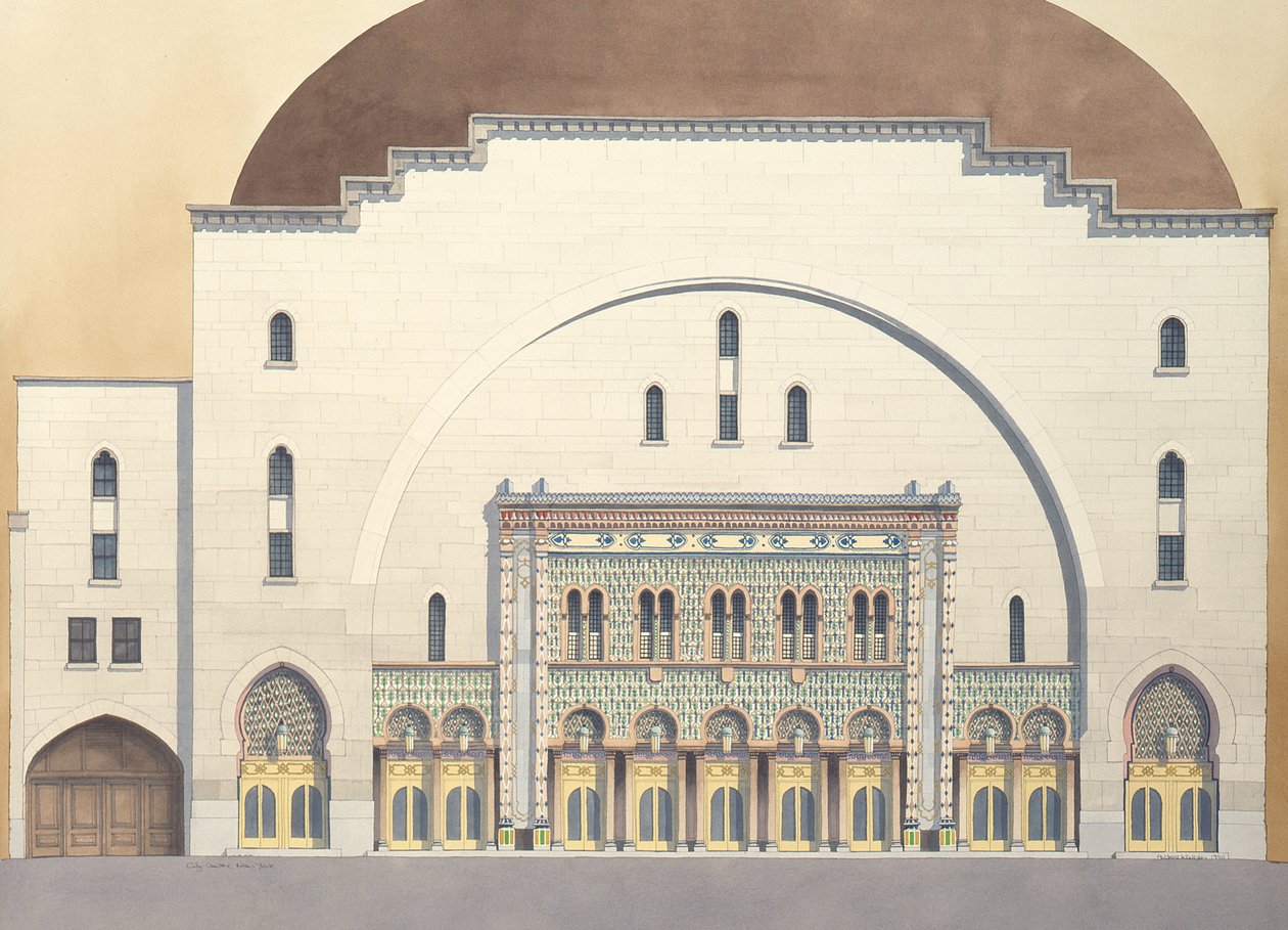 City Center Theatre, New York af Andras Kaldor