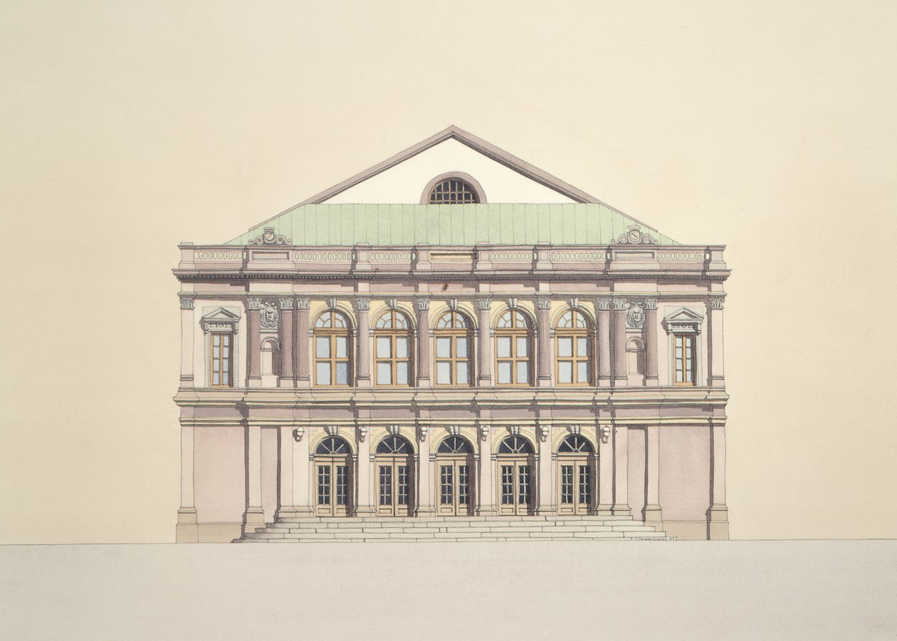 Det kommunale teater, Colmar, Frankrig af Andras Kaldor