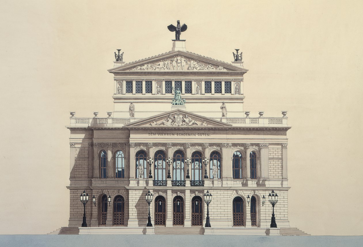 Operahuset, Frankfurt, Tyskland af Andras Kaldor