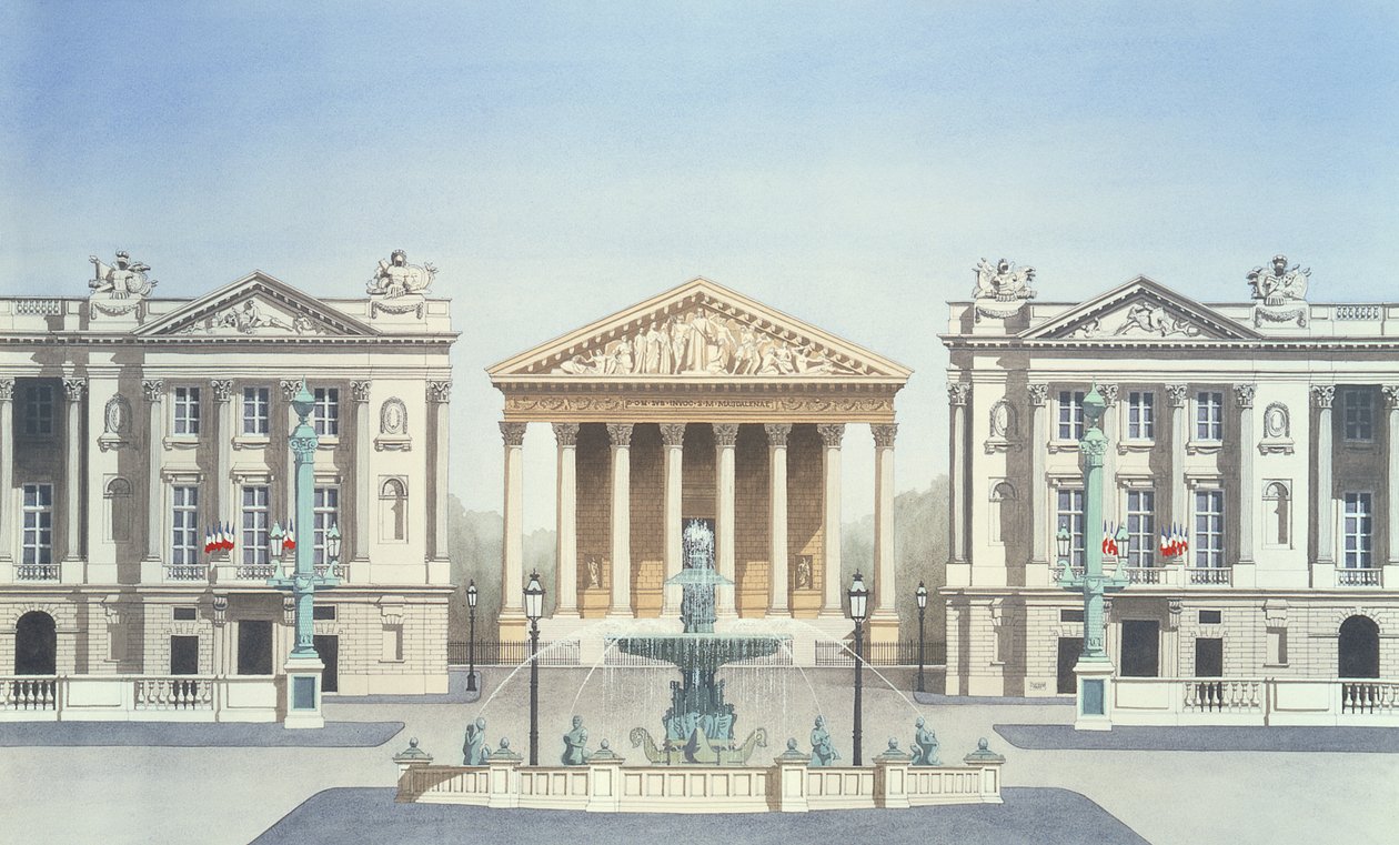 Place de la Concorde, Paris af Andras Kaldor
