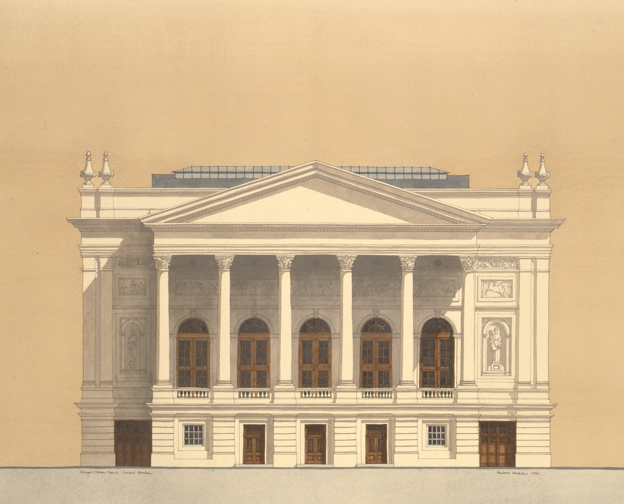 Royal Opera House, Covent Garden, London af Andras Kaldor