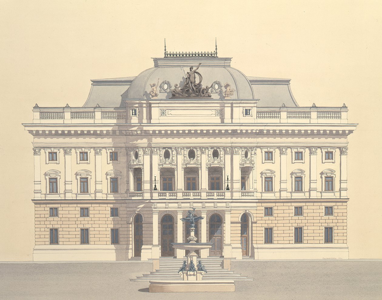 Slovakiets nationalteater af Andras Kaldor