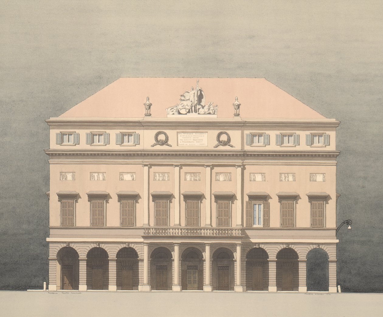 Det kommunale teater, Modena, Italien af Andras Kaldor