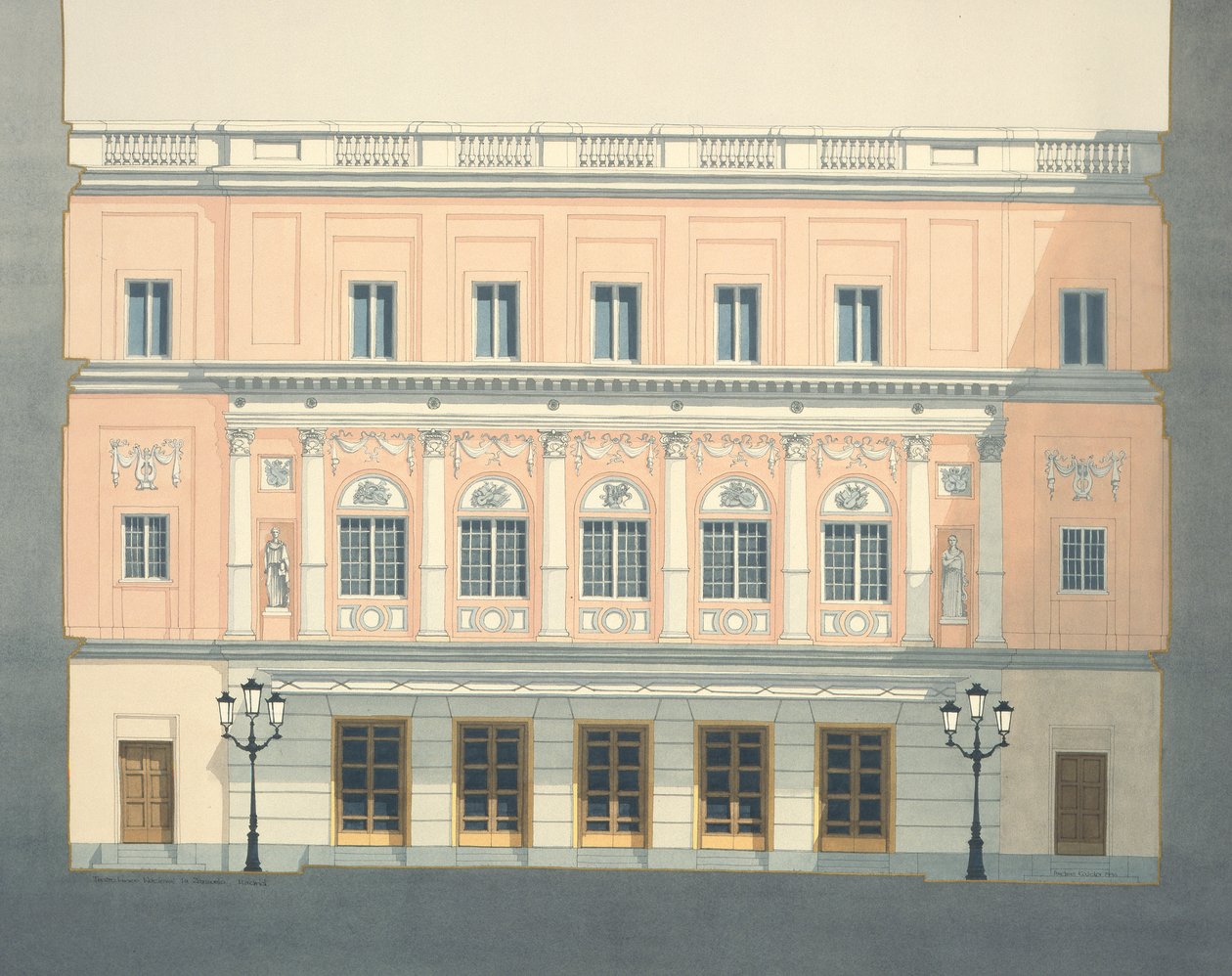 Teatro Lirico, National la Zarzuela, Madrid, Spanien af Andras Kaldor