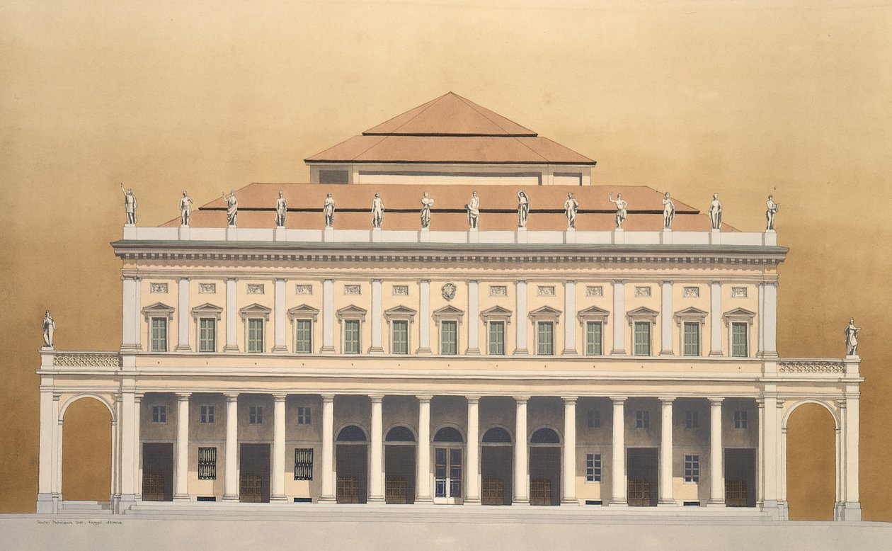 Valli kommunale teater, Reggio Emilia, Italien af Andras Kaldor