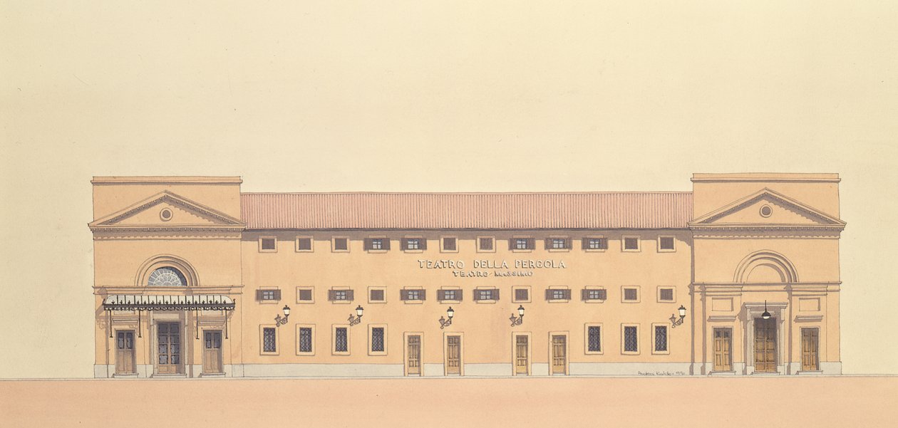 Teatro della Pergola, Teatro Massimo, Firenze af Andras Kaldor