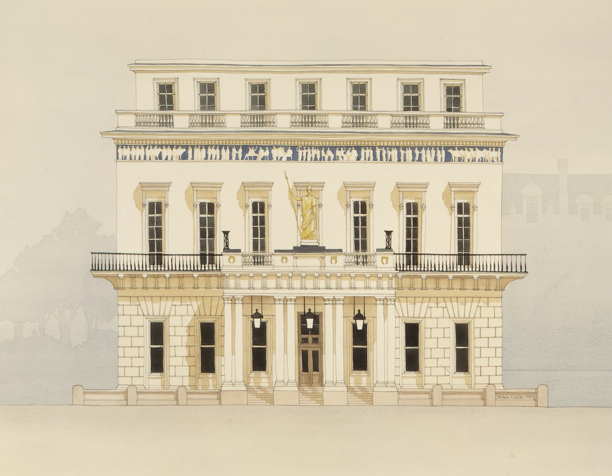 The Athenaeum, Waterlo Place af Andras Kaldor