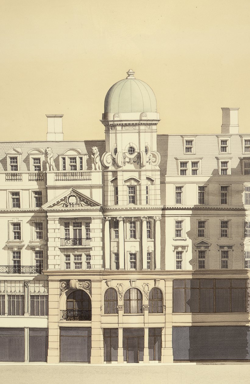 The Linen Hall (detalje), Regent Street, London af Andras Kaldor